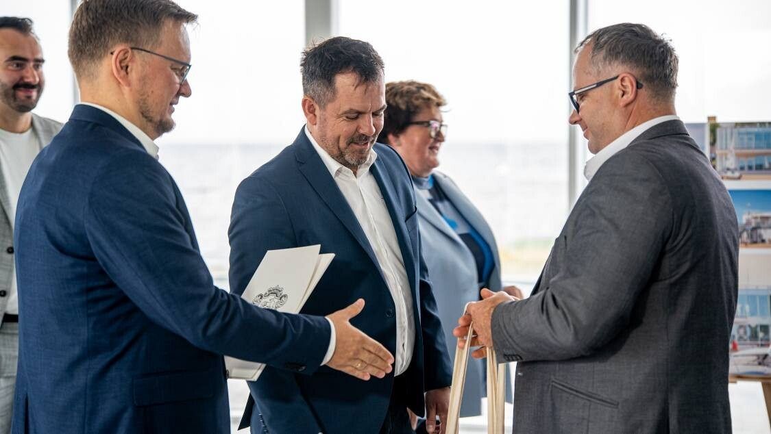 Odbiór techniczny tzw. okrąglaka czyli nowej restauracji