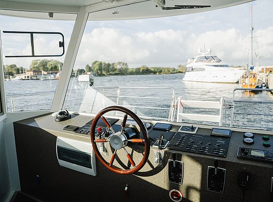 10.10.2025 na wodach Zatoki Puckiej odbyły się testy elektrycznego tramwaju wodnego