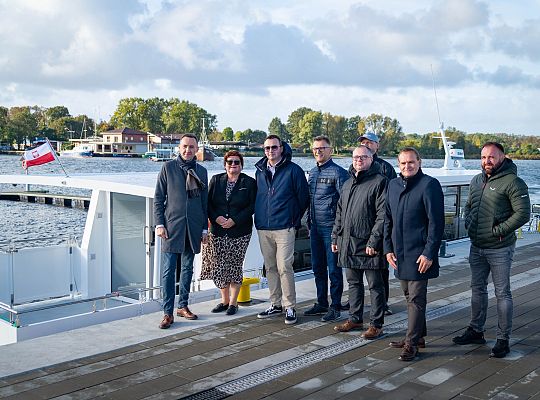 10.10.2025 na wodach Zatoki Puckiej odbyły się testy elektrycznego tramwaju wodnego