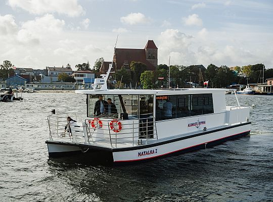 10.10.2025 na wodach Zatoki Puckiej odbyły się testy elektrycznego tramwaju wodnego